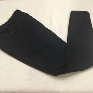 Banana Republic high rise skinny size 26 darkest blue like new